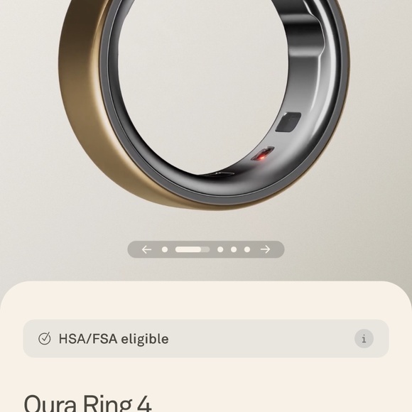 💛 Oura Ring 4 – Gold, Size 9 (Newest Model) - Picture 2 of 3